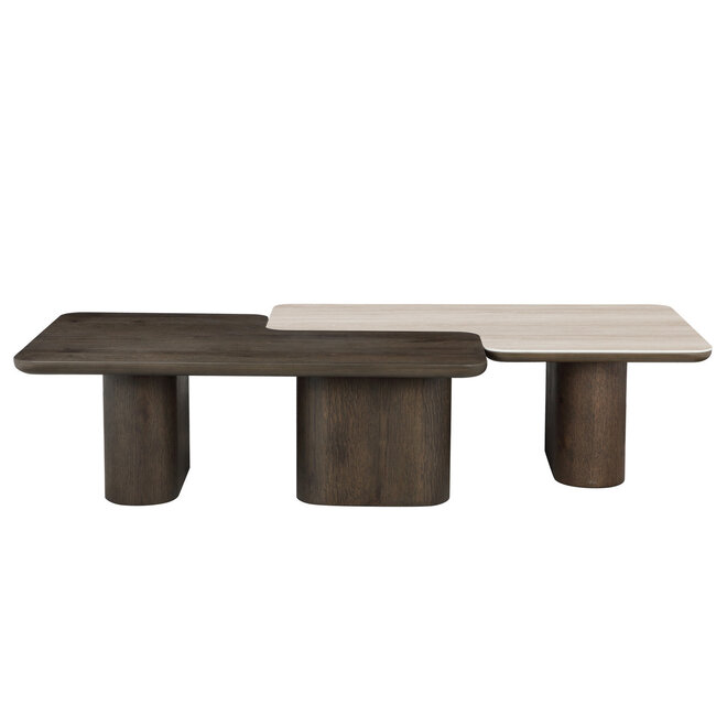 Salontafel Nando brown (Set of 2)