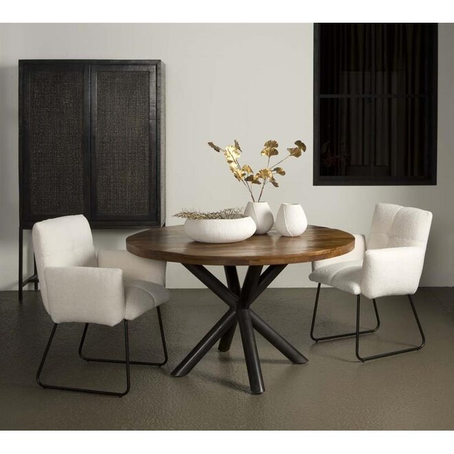 Selva Eetkamertafel naturel rond 130 cm