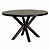 Selva Eetkamertafel zwart rond 130 cm