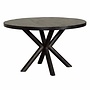 Selva Eetkamertafel zwart rond 130 cm