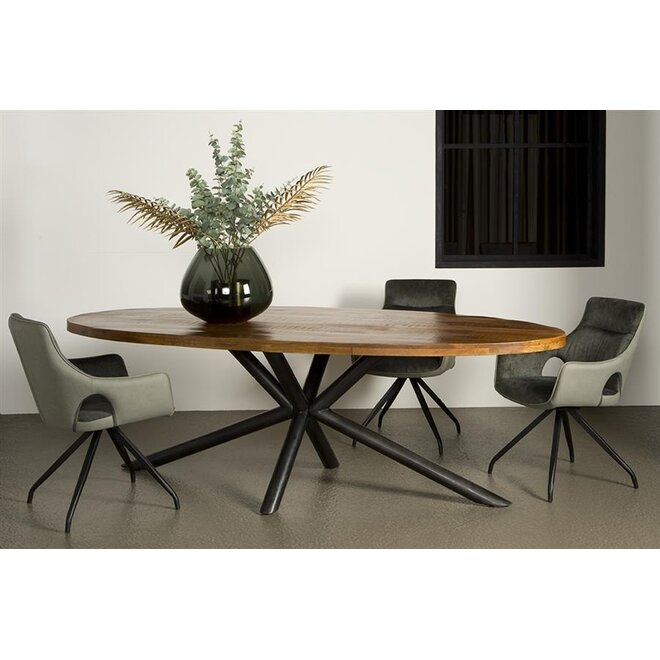 Selva Eetkamertafel naturel ovaal
