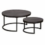 Viola Salontafel set zwart rond vanaf 55 cm