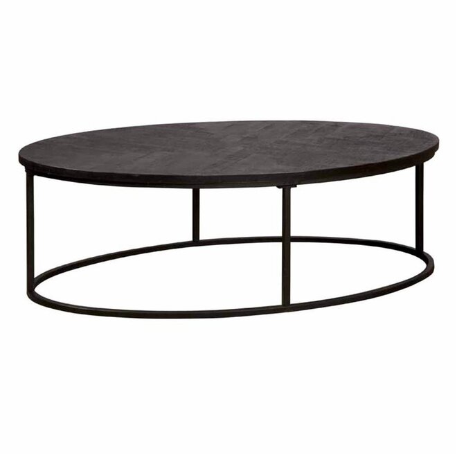 Viola Salontafel zwart ovaal 135 cm