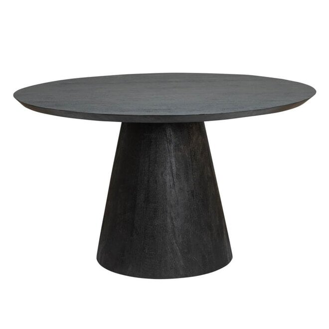 Premana Eetkamertafel zwart rond