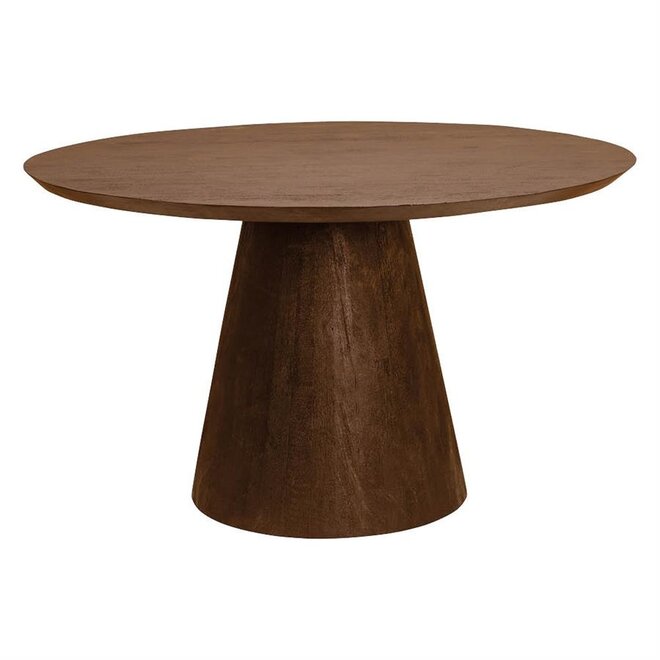 Premana Eetkamertafel bruin rond