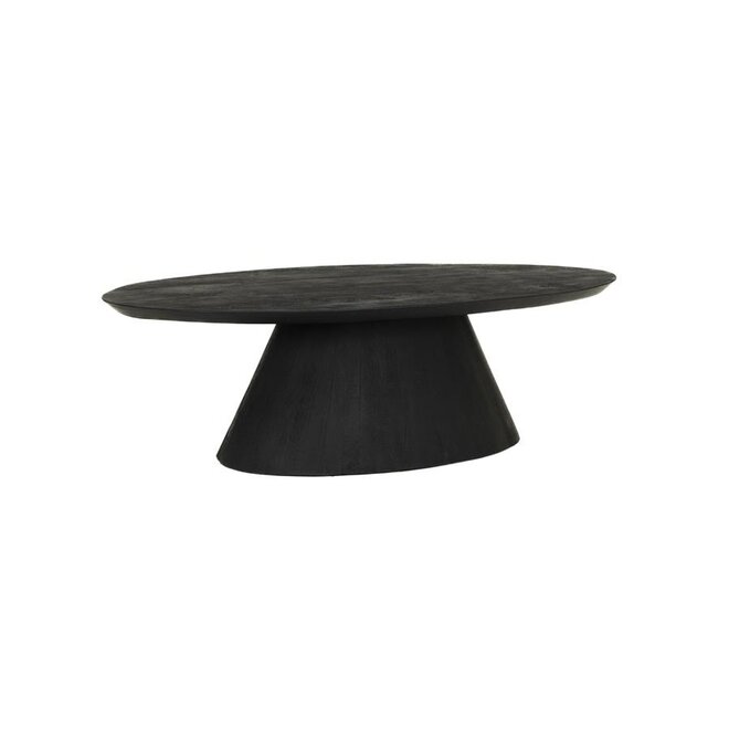 Premana Salontafel zwart ovaal 135 cm