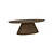 Premana Salontafel bruin ovaal 135 cm
