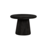Asti Bijzettafel rond zwart 60 cm