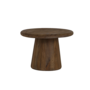 Asti Bijzettafel rond bruin 60 cm