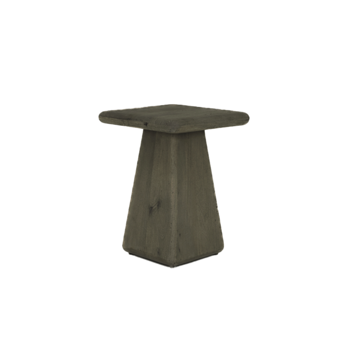 Asti Bijzettafel vierkant olijfbruin 40 cm