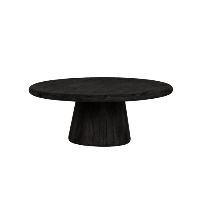 Asti Salontafel rond zwart 90 cm