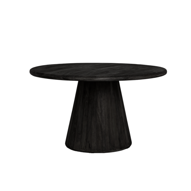 Asti Eetkamertafel rond zwart