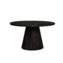 Asti Eetkamertafel rond zwart