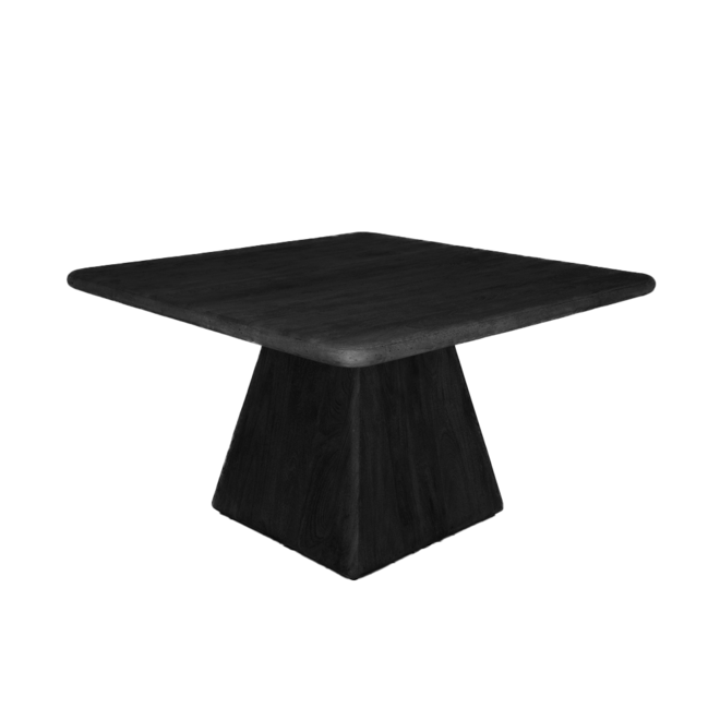 Asti Eetkamertafel vierkant zwart 150 cm