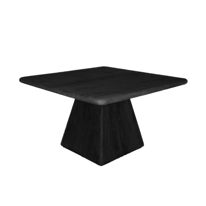 Asti Eetkamertafel vierkant zwart 150 cm
