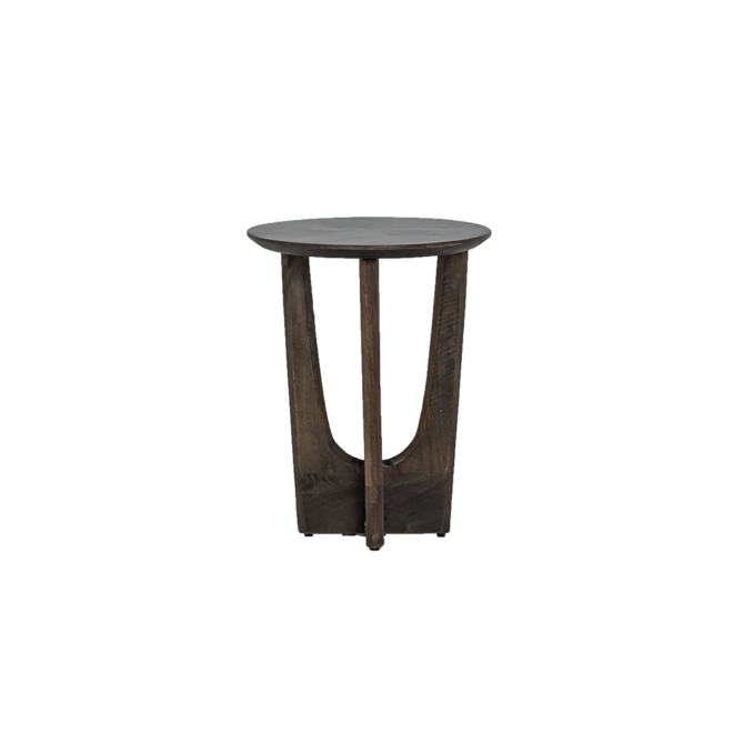 Fermo Salontafel rond olijfbruin 40 cm
