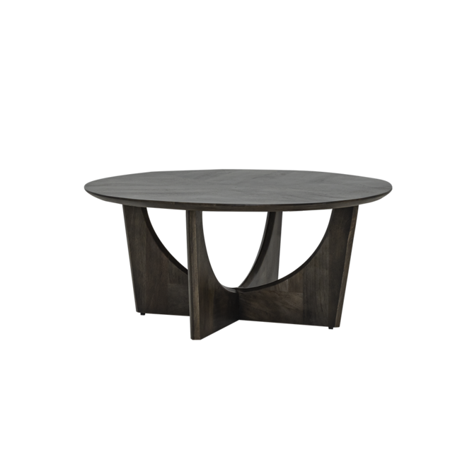 Fermo Salontafel rond olijfbruin 90 cm