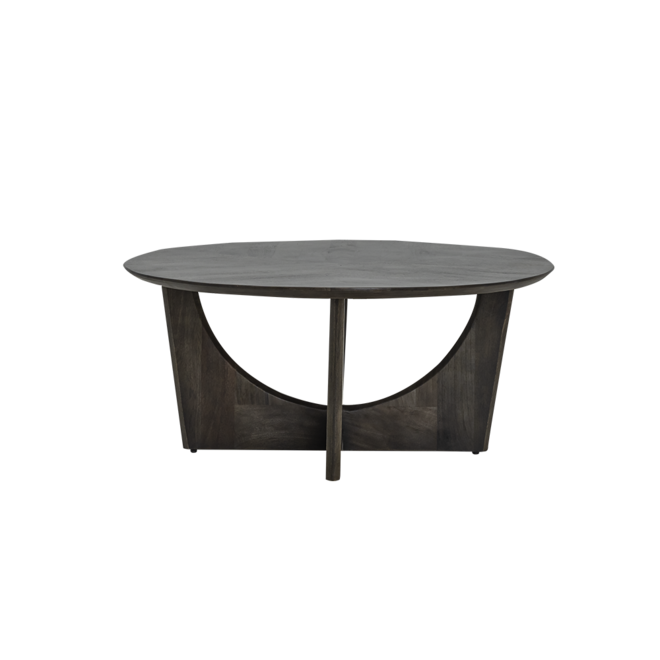 Fermo Salontafel rond olijfbruin 90 cm