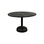 Elba Eetkamertafel zwart rond 120 cm