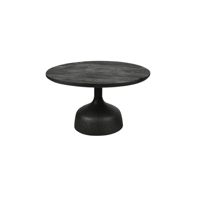 Elba Salontafel zwart rond 70 cm