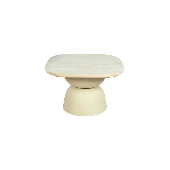 Barza Salontafel gebroken wit 60 cm
