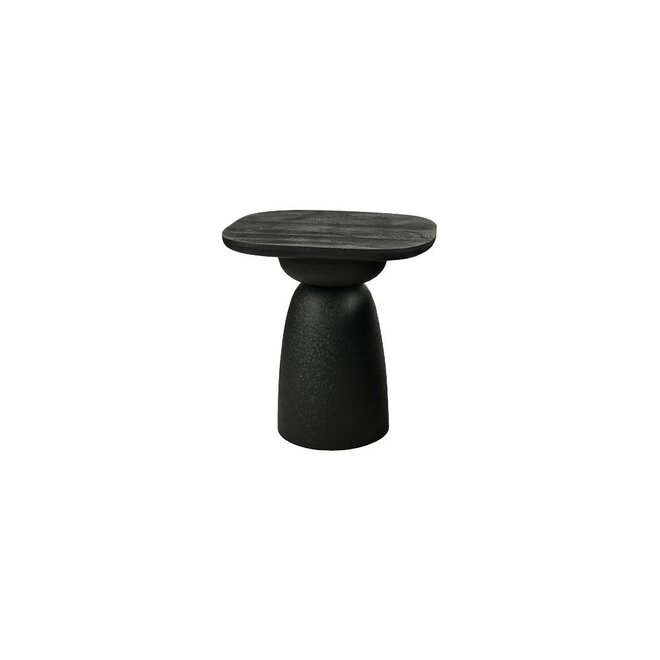 Barza Bijzettafel zwart 45 cm