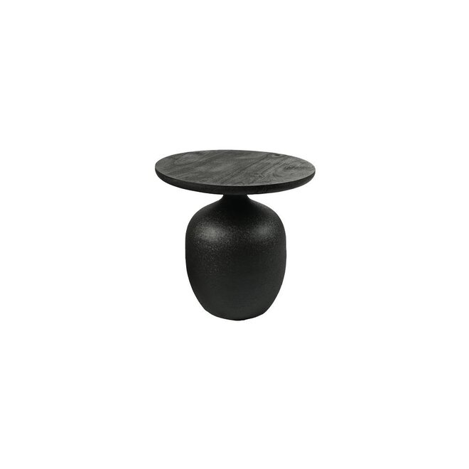 Vigo Bijzettafel zwart 45 cm