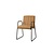 Santo Armstoel - fabric Miami 004 cognac