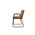 Santo Armstoel - fabric Miami 005 brown