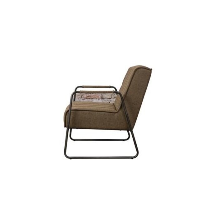 Santo Fauteuil - fabric Miami 005 brown