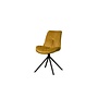 Palma Stoel - fabric Bluvel 68 yellow