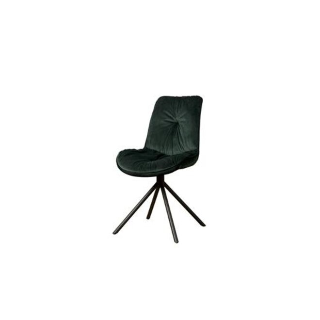 Palma Stoel - fabric Bluvel 78 green