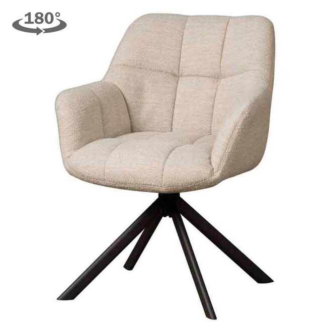 Alba Armstoel - Alpine naturel 01 (draaibaar)