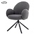 Imola Armstoel - Ascot 5 Anthracite (draaibaar)