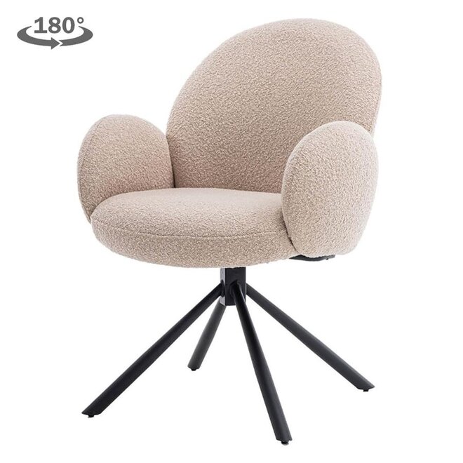 Imola Armstoel - Ascot 12 Beige (draaibaar)