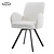 Livo Armstoel - Ascot 1 White (draaibaar)