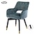 Lenno Armstoel - Adore 31 Grey blue (draaibaar)
