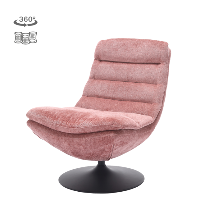 Marano Fauteuil - Harmony 63 peachy pink (draaibaar)