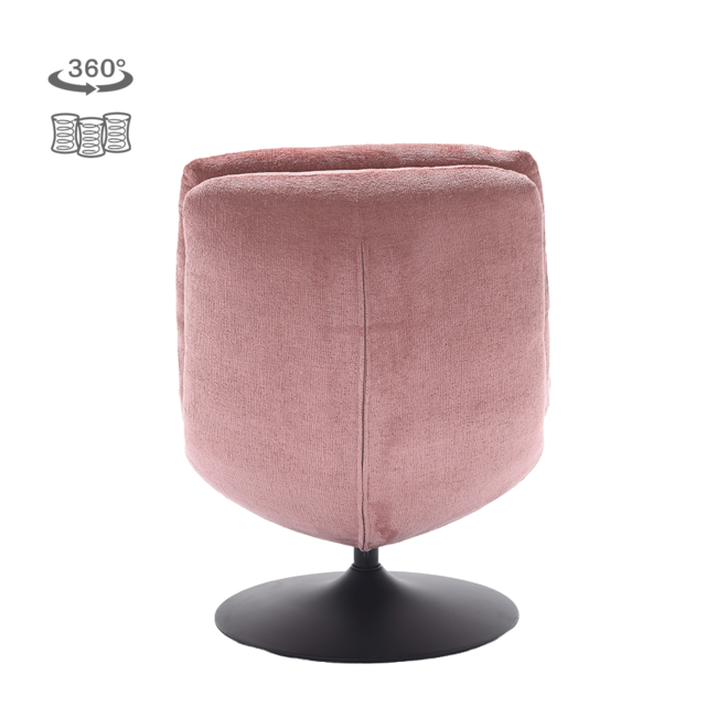 Marano Fauteuil - Harmony 63 peachy pink (draaibaar)