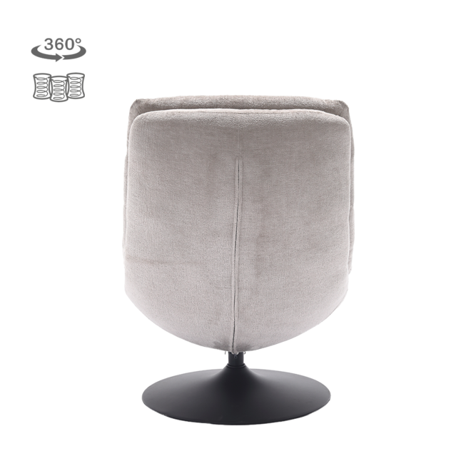 Marano Fauteuil - Harmony 04 ice grey (draaibaar)
