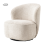 Belvi Fauteuil - fabric AJ3019-08 Cream (draaibaar)