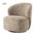 Belvi Fauteuil - fabric AJ3019-11 Beige (draaibaar)