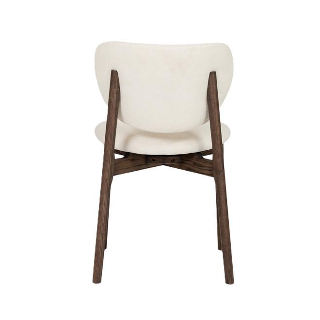 Pimonte Stoel - Sahara 102 ivory - Espresso