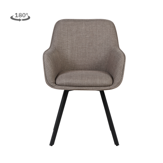 Borgo Armstoel - Bjorn 34 beige-grey (draaibaar)