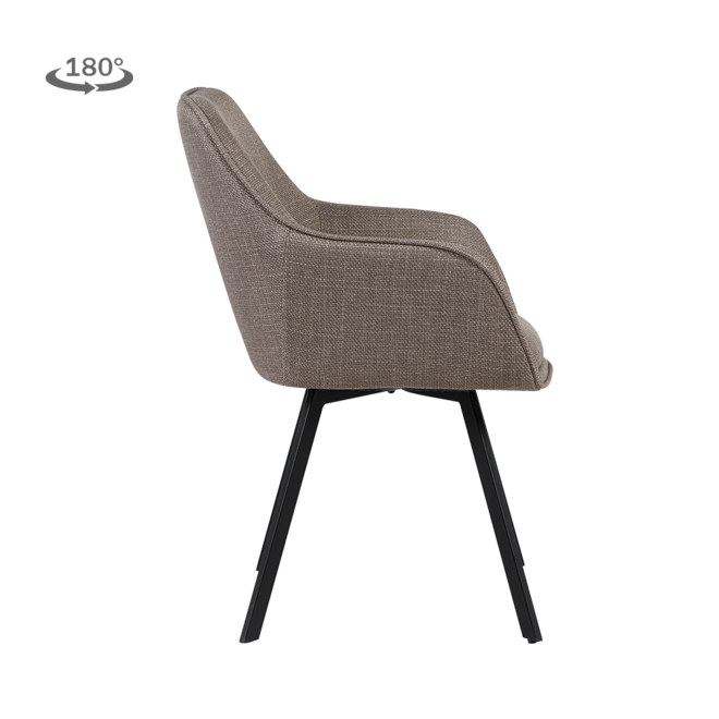 Borgo Armstoel - Bjorn 34 beige-grey (draaibaar)