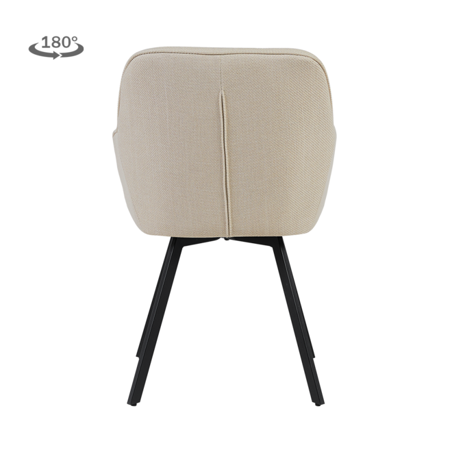 Borgo Armstoel - Bjorn 24 beige (draaibaar)