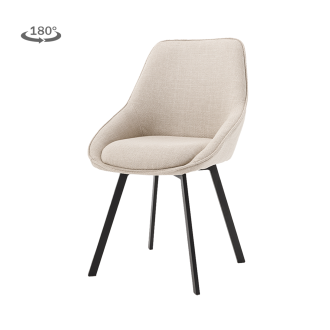 Borgo Sidechair - Bjorn 24 beige (swivel)