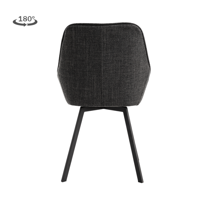 Borgo Sidechair - Bjorn 19 anthracite (swivel)