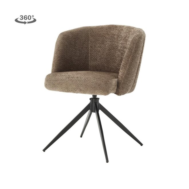 Cuvio Armstoel - Movie 12 Taupe