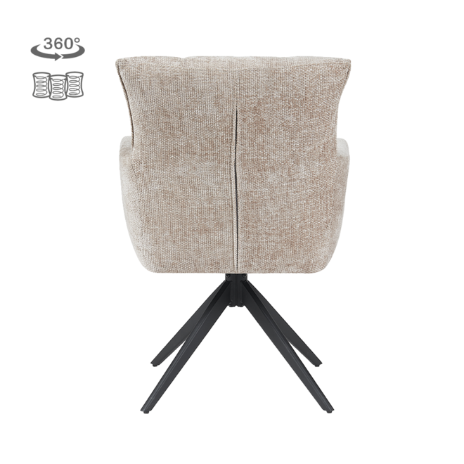 Bardi Armstoel - Haga 30 Beige (draaibaar)